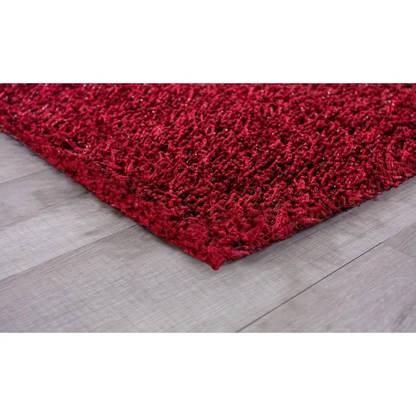 Global Furniture USA Camila Burgundy 8x10 Rug, Burgundy