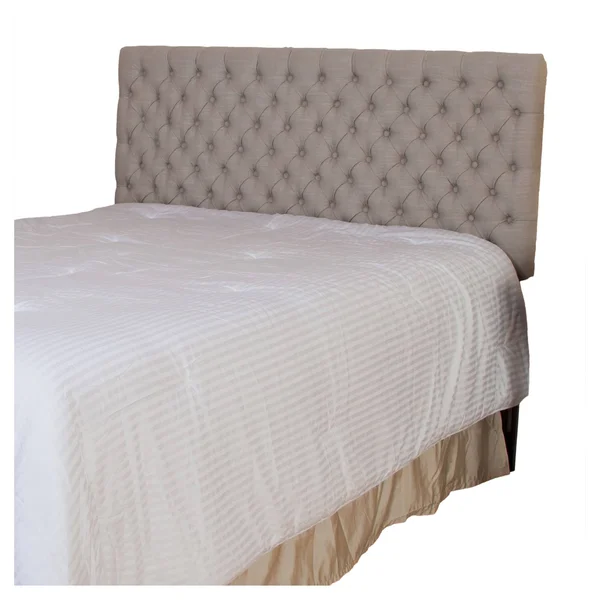 Christopher Knight Home Jezebel Adjustable Button Tufted Headboard, Light Beige, Full/Queen