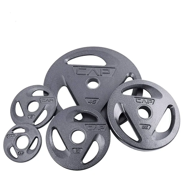 Cap Barbell 2x22 Olympic Grip Plate, 25 lb
