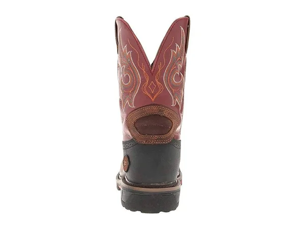 Justin Hybred Red Work Boots - Composition Toe