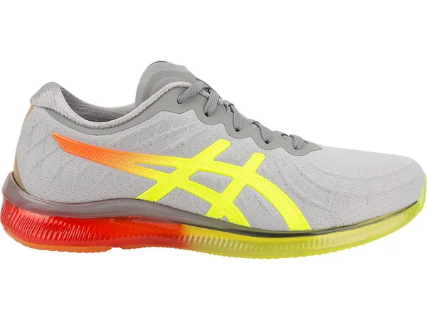 Asics Gel-Quantum Infinity Running Shoes - Mid Grey/Flash Coral