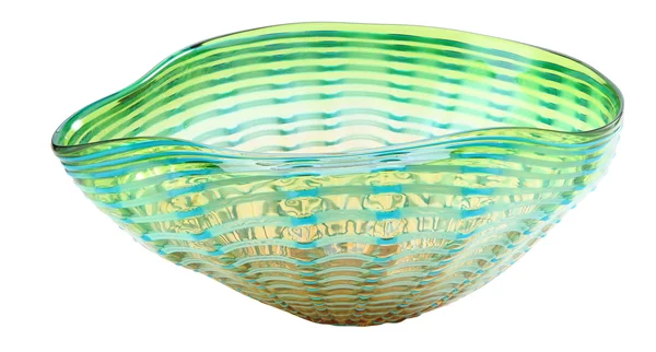 Diamond Star Glass Contemporary Green Decorative Bowl-85253