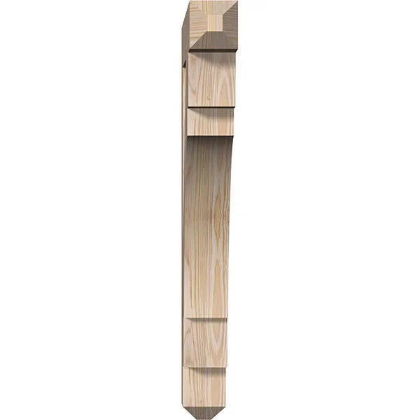3 1/2x22W x 24x22D x 32x22H Merced Craftsman Smooth BRACKET - Douglas Fir