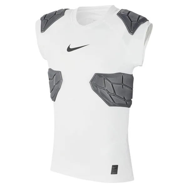 White Pro Hyperstrong Youth&s Football Top Nike