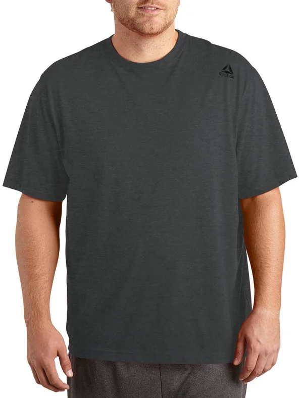 Big & Tall Reebok Speedwick Tech Tee - Grey - Size 1X - Men's