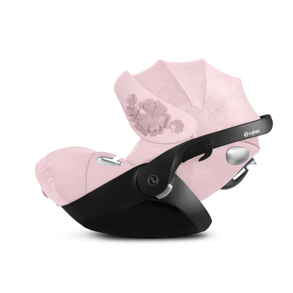 Cybex Cloud Q SensorSafe Infant Car Seat - Simply Flowers - Nude Beige