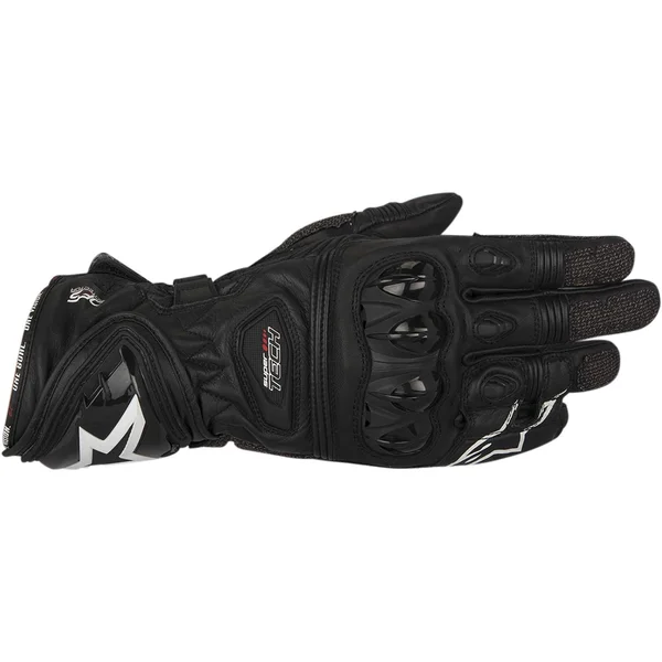 Alpinestars Supertech Leather Gloves (2XL Black/Yellow/Red)