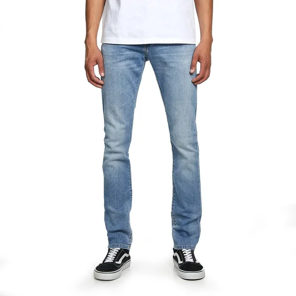 Carhartt WIP Rebel Pant Spicer Blue Stretch Denim - 11.75 oz - Blue - 34/34 - Men