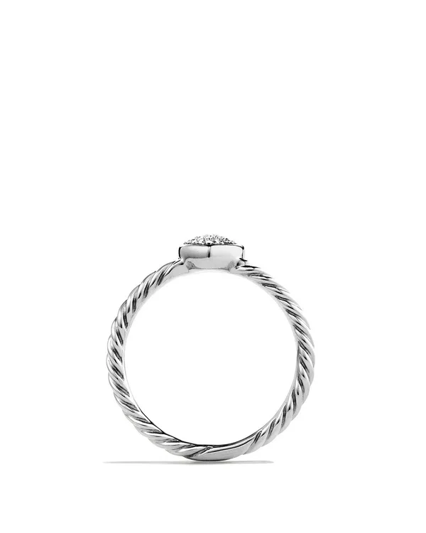 David Yurman Cable Collectibles Heart Ring with Diamonds