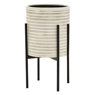 Aaronsburg Metal Pot Planter Corrigan Studio Size: 22x22 H x 11.75x22 W x 11.75x22 D