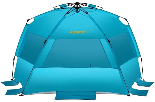 Alvantor Beach Tent Super BlueCoast Umbrella Outdoor Sun Shelter Cabana Pop-up.