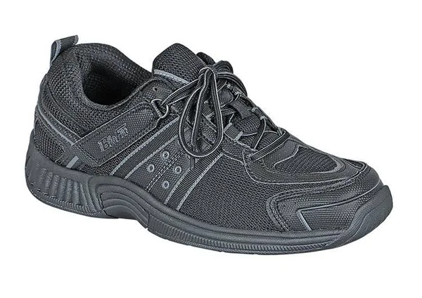 Men's OrthoFeet Monterey Bay Black Mesh 12 XXW