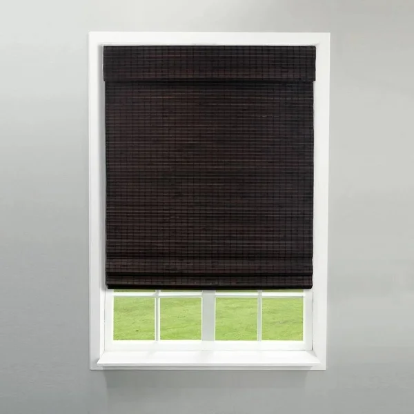 Radiance Cordless Espresso Roman Shade - 31x48