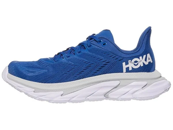 Hoka One One Men's Clifton Edge Shoe - 9 - Turkish Sea, White