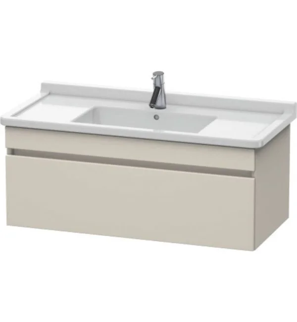 Duravit DS638905218 DuraStyle Vanity Unit #030410 in European Oak, White Matte