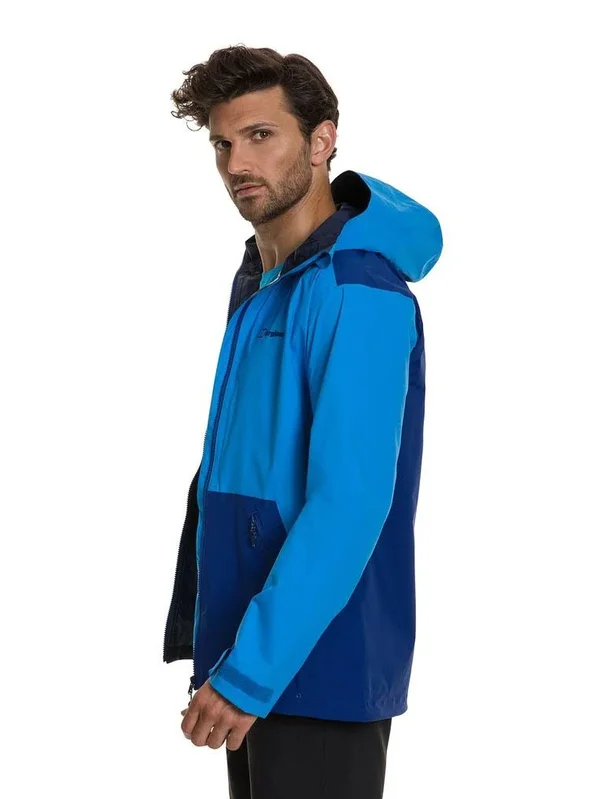 Berghaus Deluge Pro 2.0 Mens Waterproof Jacket Snorkel Blue S
