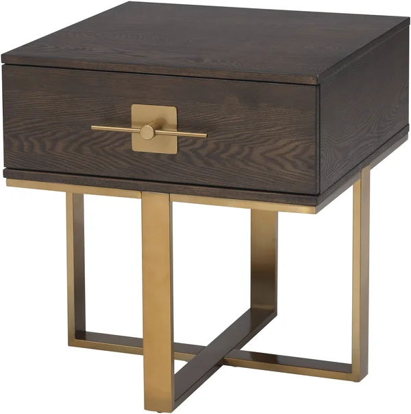 Coast to Coast 36591 Midas One Drawer End Table
