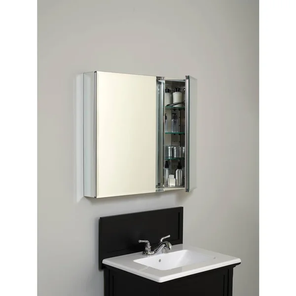 Zenith MBA3026, Beveled Bi-View Medicine Cabinet, Frameless