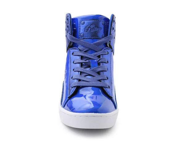 Women's Pastry Pop Tart Glitter High Top Sneaker - Size: 13, Blue