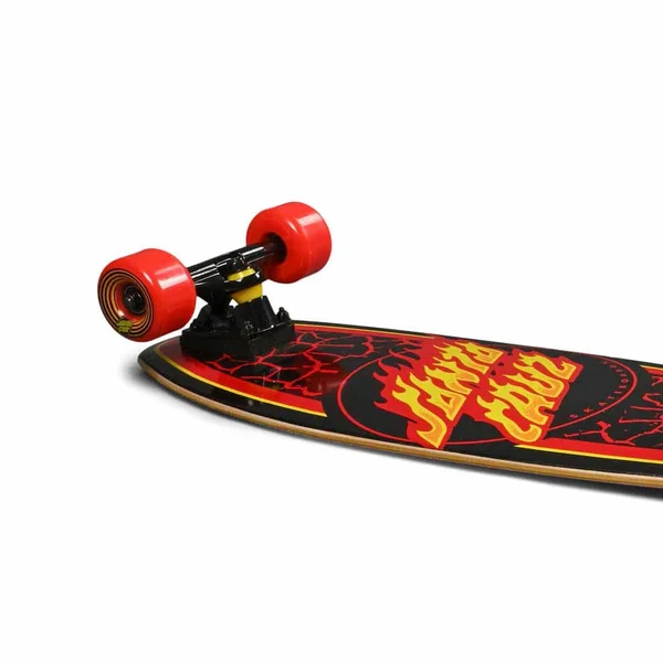 Santa Cruz Flame Dot Shark Cruiser Complete