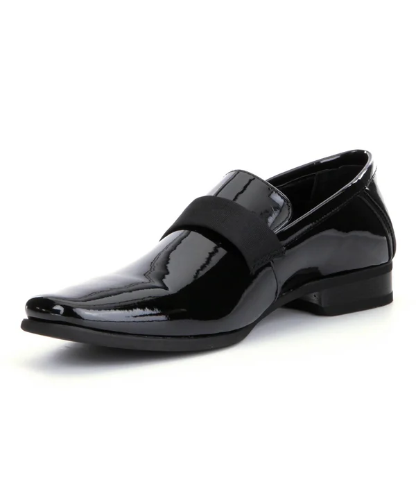 Calvin Klein Bernard Patent Loafers - Men's, Size: 8.5, Black