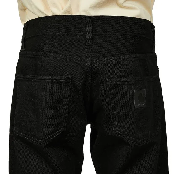 Carhartt WIP Klondike Pant Maitland Denim - 13.5 oz - Black Rinsed - 33/32 - Men