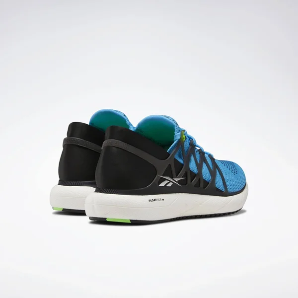Reebok Men's Floatride Run 2.0 Running Shoe Bright CYAN/BLACK/SOLAR Green 11.5