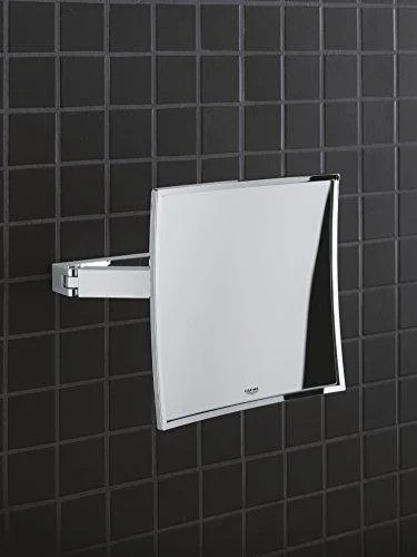 Grohe 40808000 Selection Cube Cosmetic Mirror - Starlight Chrome