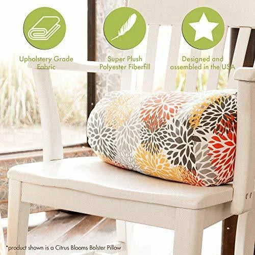 Majestic Home Goods Ellie Round Bolster Yellow