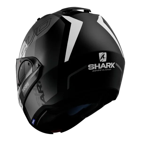 Shark Evo One 2 Slasher Helmet - Matte Anthracite/Black/Blue - XL