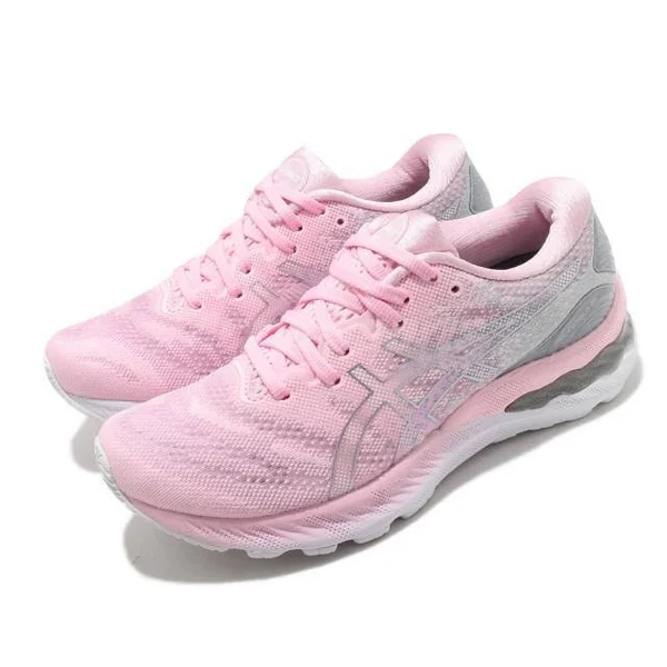 Asics Gel-Nimbus 23 Pink Salt Silver Women Running ... - Size 7 Women