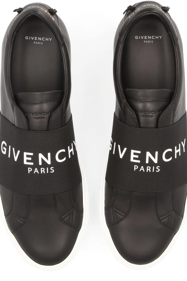 Givenchy, Men Urban Street Leather Slip-On Sneakers Black 40
