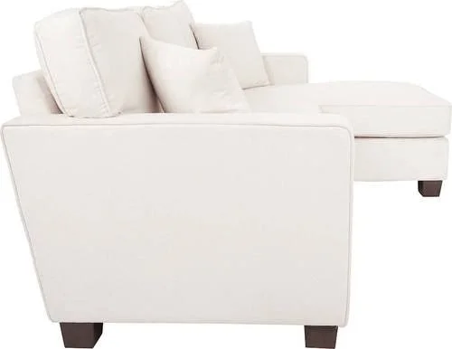 Ave Six Russell Sectional in Ivory