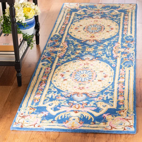 Safavieh Savonnerie Sage/Blue 9 ft. x 12 ft. Area Rug