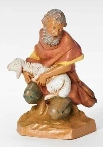 Fontanini 7.5 inch Scale Jeremiah, Kneeling Shepherd