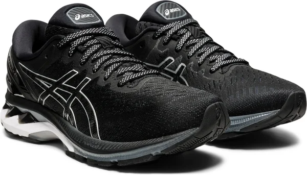 Asics Gel-Kayano 27 - Women's Running Shoes, Black/Pure