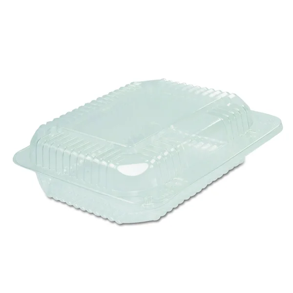 Dart Plastic Clear Lid Containers - 6 x 2 1/10 x 7, 125/Pk, 2/CT (DCCC26UT1)