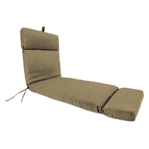 Sunbrella 22W x 72D in. Outdoor Chaise CUSHION, Linen Sesame
