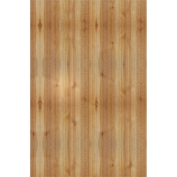 Ekena Millwork RBJ06S32X049RWR 32 1/4x22W x 49x22H TimberCraft Six 5 3/8x22 Boards Joined Board-n-Batten Shutters, Rough Sawn We
