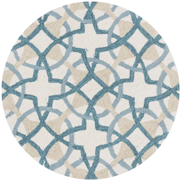 Loloi Francesca Fc-42 7&6x22 x 9&6x22 Ivory, Teal Rug