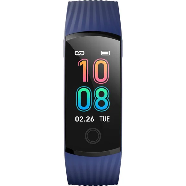 Genius Fit Watch Multifunctional Water-Proof Smart Watch GPS - Fitness, Sleep & Health Monitor Blue