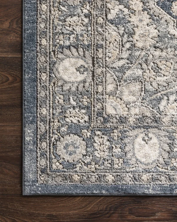 Loloi II Teagan TEA-01 Denim Mist Rug - 5 ft 3 in x 7 ft 6 in