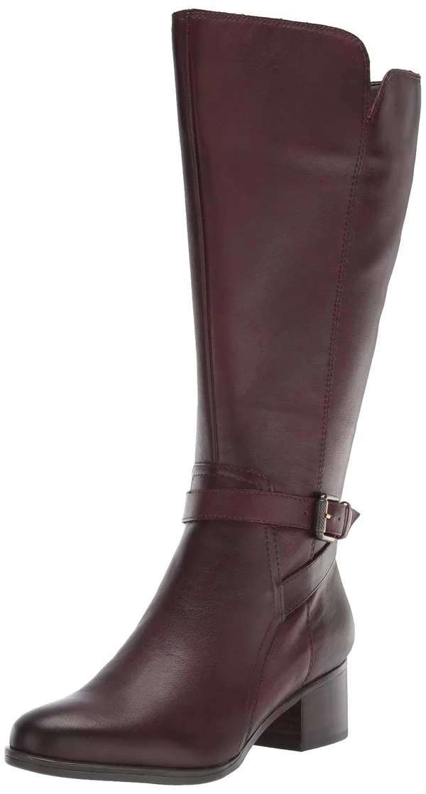 Naturalizer Demetria Wide Calf 11 Women's Chocolate