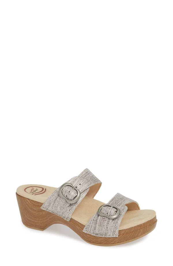 Women's Dansko Sophie - Ivory Metallic 37