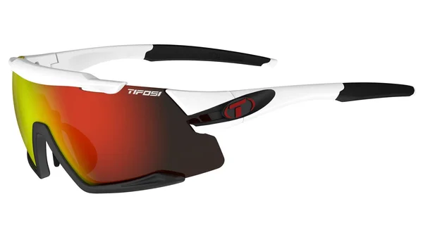 Tifosi Aethon Sunglasses - White/Black Clarion Red/AC Red