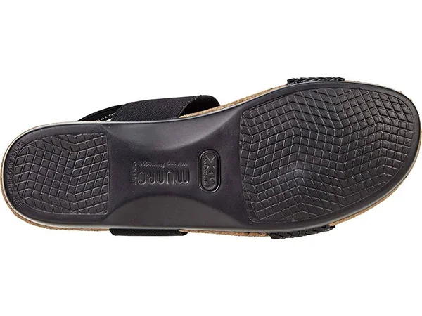 Munro Pisces Women's Sandals Black Woven : 7 SS (AAAA)