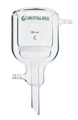 Chemglass - CG-1403-02 - Filter Funnel, Buchner, Jacketed, 30ml, Coarse Porosity