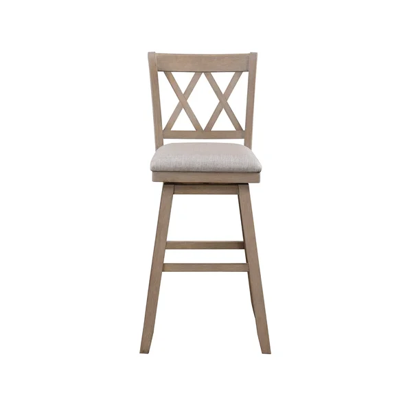 Brookline Swivel Barstool Brown - H2O Furnishings