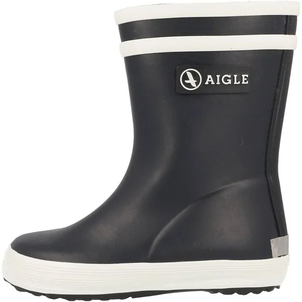 Aigle Kids - Navy Baby Flac Rain Boots - 19 EU - Blue