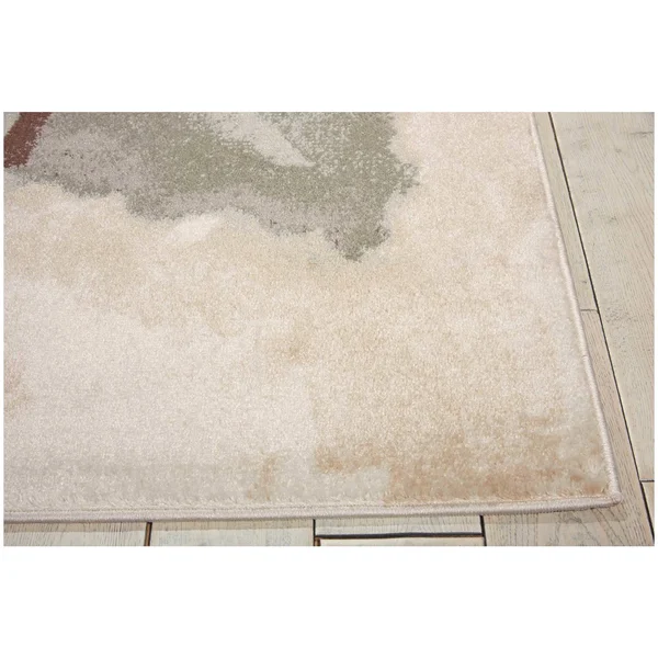 Nourison Euphoria EUP07 7&10x22 x 10& Ivory Area Rug
